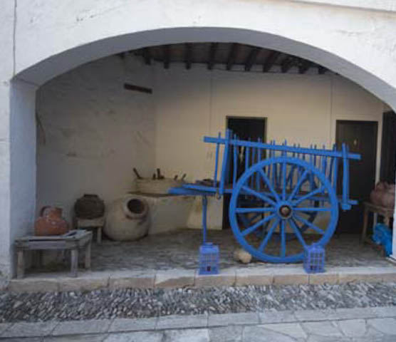 courtyard detail ethnografic museum paphos